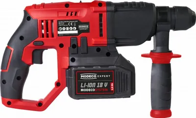 Çekiç elektrik Modeco MN-91-142, 18V, SDS-Plus, i kuq - 2