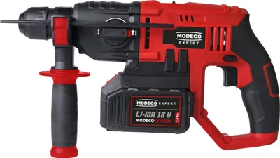 Çekiç elektrik Modeco MN-91-142, 18V, SDS-Plus, i kuq - 3