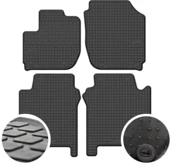 Tapeta gome për veturë Honda Jazz IV, 2013-2020, set 4 copë, të zeza