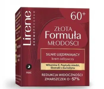 Krem nate për femra Lirene Golden Youth Formula, 50ml