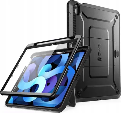Futë tableti SUPCASE Unicorn Beetle Pro, për iPad 10.9" 2022, me stendë, e zezë - 1