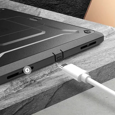 Futë tableti SUPCASE Unicorn Beetle Pro, për iPad 10.9" 2022, me stendë, e zezë - 5