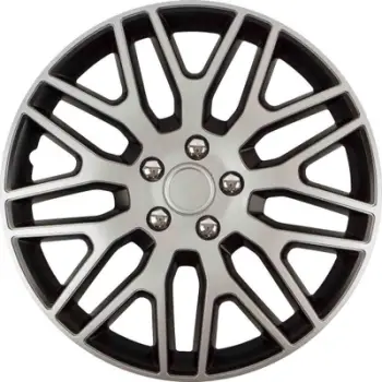 Kapakë rrotash Versaco Dakar NC 11282, 17", set, zi gri