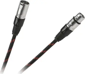 Kabllo XLR - XLR, 5m, e zezë