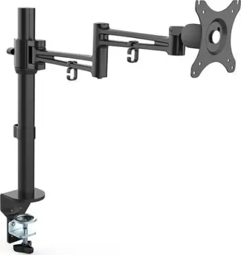 Mbajtës tavoline për monitor MS002, 17" 30", rrotullim PIVOT, i zi