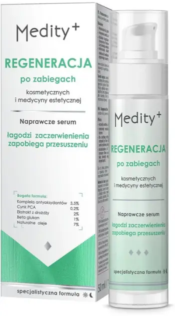 Serum rigjenerues për fytyrë Medity+ Regeneration Repair për femra 50ml