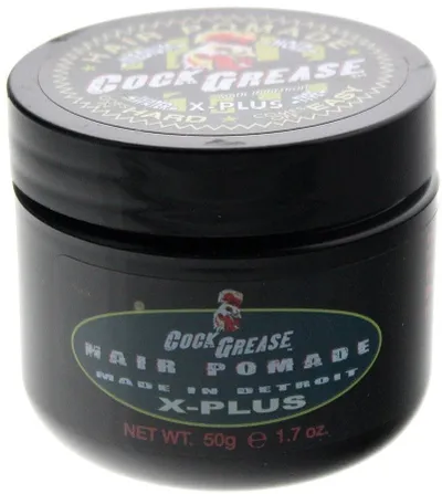 Pomadë flokësh Cock Grease Medium Hold X Plus, fiksim mesatar, 50g - 1