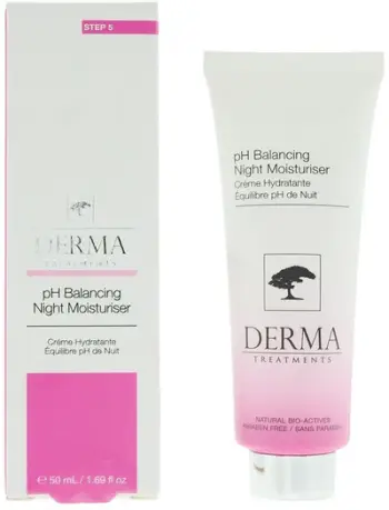 Krem nate Derma Treatments Ph Balancing Night Moisturiser, 50ml, për fytyrë