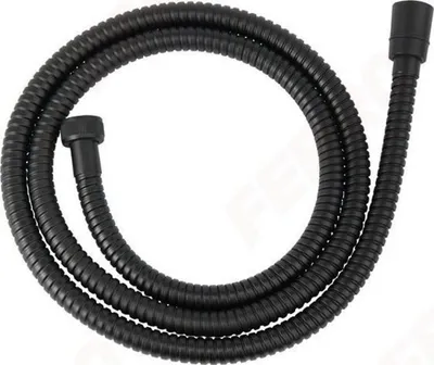 Zorrë dushi W33 Natural Black Ferro, 1500mm, e zezë - 1