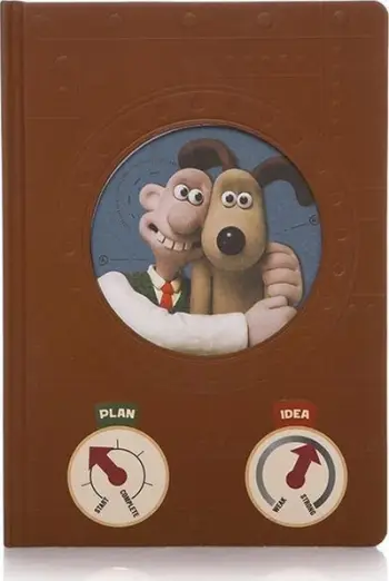 Fletore Wallace &amp; Gromit A5, 120 fletë, kapak i fortë, shumëngjyrëshe
