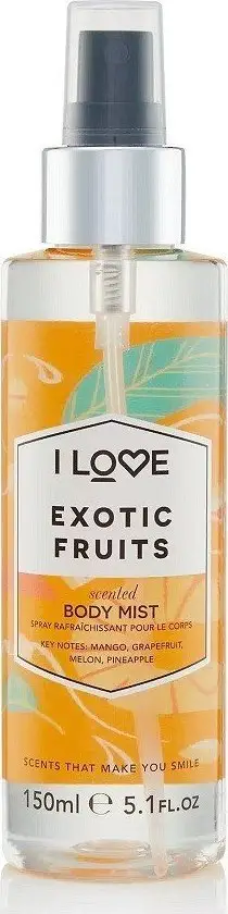 Sprej trupi I LOVE Exotic Fruits, body mist, 150ml