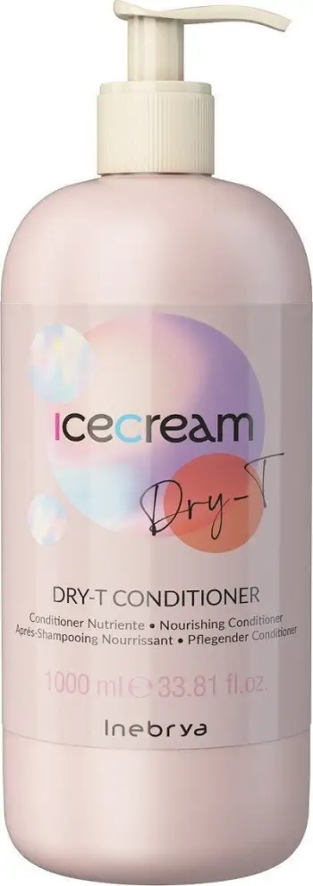 Balsam flokësh Inebrya Dry T Hair Conditioner, 1000ml, për flokë të thatë
