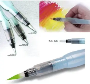 Furçë uji Pentel Aquash Brush, majë e hollë, rezervuar uji transparent