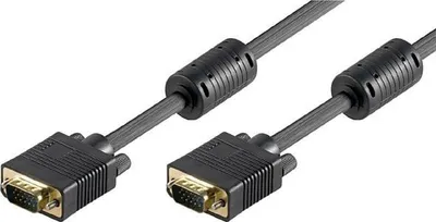 Kabllo VGA D-Sub, 2m, e zezë - 1