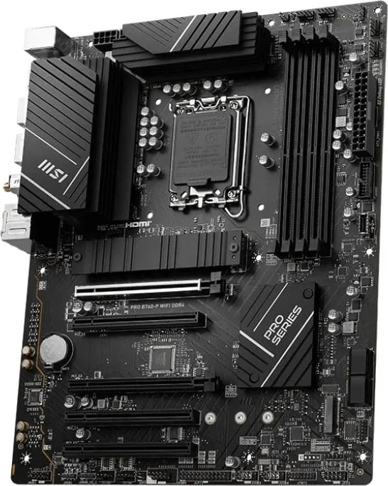 Pllakë amë MSI PRO B760-P WIFI DDR4 - Intel B760 - 4