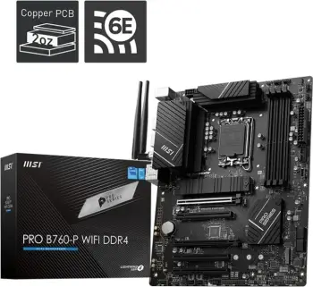 Pllakë amë MSI PRO B760-P WIFI DDR4 - Intel B760