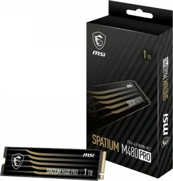 Disk SSD MSI Spatium M480 Pro, 1TB, M.2 2280 PCI-E x4 Gen4 NVMe