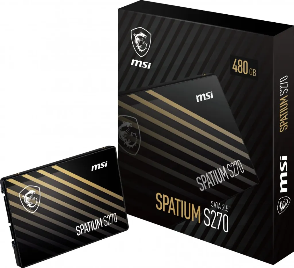 Disk SSD MSI Spatium S270 . 480GB, 2.5" SATA III - 5