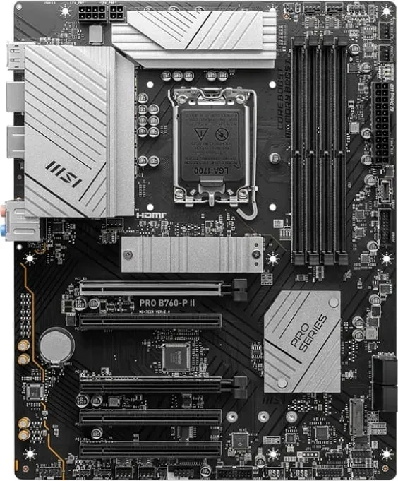 Pllakë amë MSI PRO B760-P II, Intel LGA 1700, ATX - 1