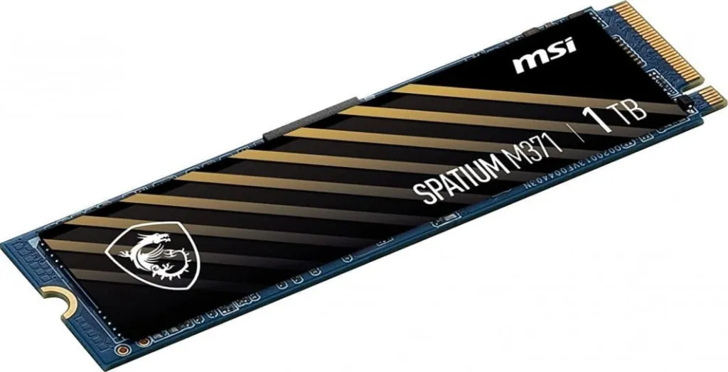 Disk SSD MSI Spatium M371, 1TB, M.2 2280 PCI-E x4 Gen3 NVMe - 1