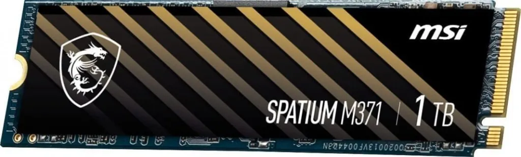 Disk SSD MSI Spatium M371, 1TB, M.2 2280 PCI-E x4 Gen3 NVMe - 2