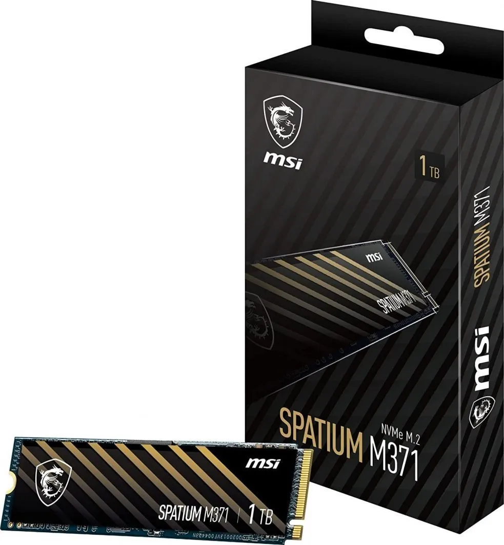 Disk SSD MSI Spatium M371, 1TB, M.2 2280 PCI-E x4 Gen3 NVMe - 5