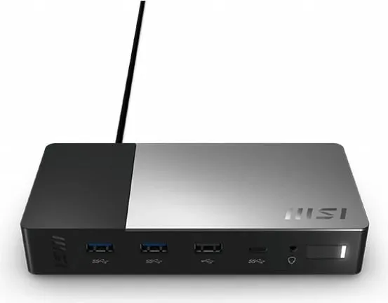 Replikator MSI II USB-C, i zi / i argjendtë - 2