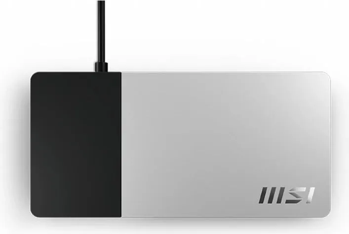 Replikator MSI II USB-C, i zi / i argjendtë - 4