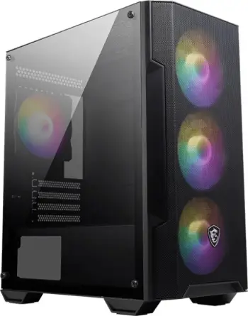 Kasë MSI MAG Forge M100A, e zezë