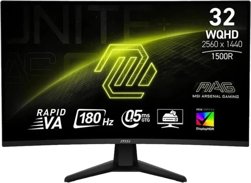 Monitor MSI MAG 32CQ6F, 31", 2560x1440, i zi - 1