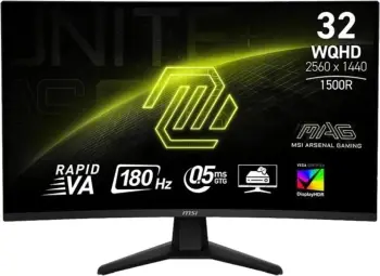 Monitor MSI MAG 32CQ6F, 31", 2560x1440, i zi