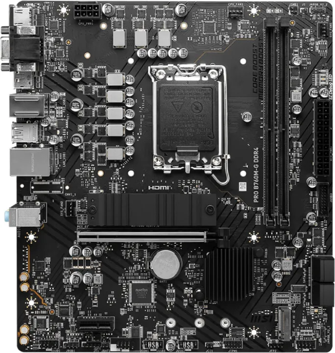 Pllakë amë MSI PRO B760M-G DDR4 - Intel B760 - 1