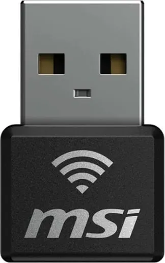 Përshtatës rrjeti MSI AX1800 Nano (GUAX18N), e zezë/ argjendtë - 1