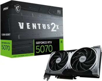 Kartelë grafike MSI GeForce RTX 5070 12G VENTUS 2X OC NVIDIA 12 GB GDDR7
