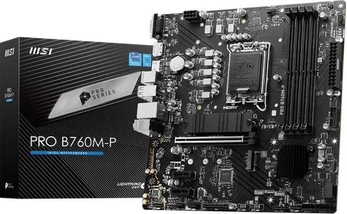 Pllakë amë MSI PRO B760M-P - Intel B760 - 1