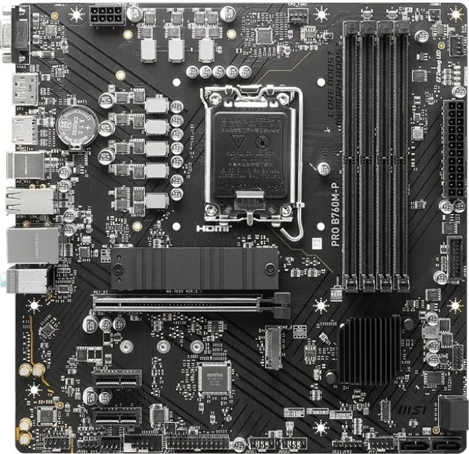 Pllakë amë MSI PRO B760M-P - Intel B760 - 2