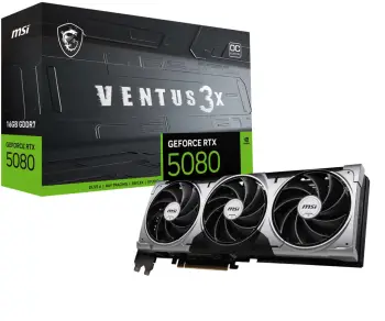 Kartelë grafike MSI GeForce RTX 5080 16G SHADOW 3X OC NVIDIA 16 GB GDDR7