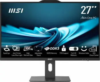 Kompjuter AIO MSI Pro AP272P 14M-867XEU, 27”, Intel Core i5, 16GB DDR5, 512GB SSD, i zi