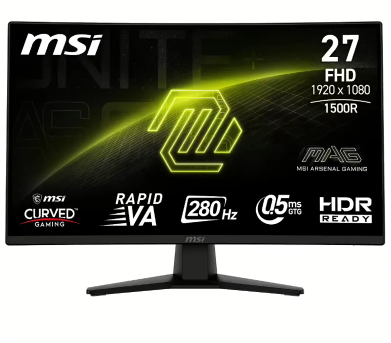 Monitor MSI MAG 274CXF, 27", Full HD, 280Hz, i zi - 1