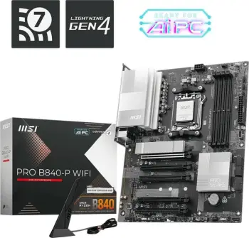 Pllakë amë MSI PRO B840-P WiFi AM5 DDR5 PCIe 4.0 ATX