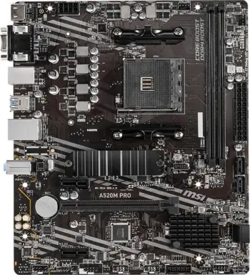 Pllakë amë MSI A520M PRO Socket AM4 micro ATX