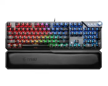 Tastierë MSI Vigor GK71 Sonic, MSI Sonic Blue, US, e argjendtë