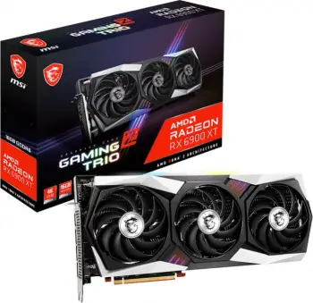 Kartelë grafike MSI Radeon (RX 6900 XT GAMING Z TRIO), e zezë