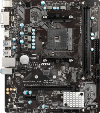 Pllakë amë MSI B450M-A PRO MAX - AMD B450
