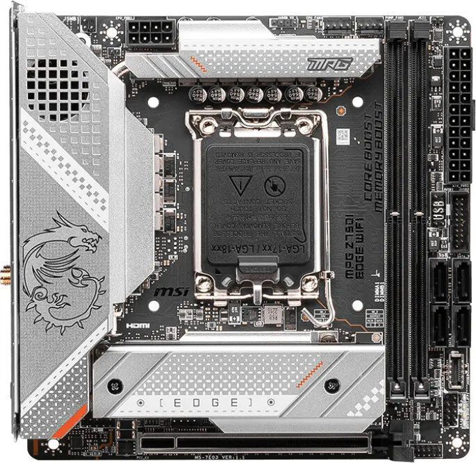Pllakë amë MSI MPG Z790I EDGE WIFI - Intel Z790 - 1
