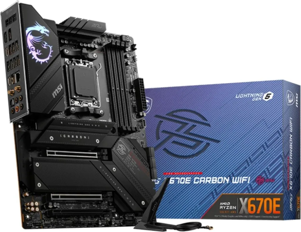 Pllakë amë MSI MPG X670E CARBON WIFI, AM5, ATX - 1