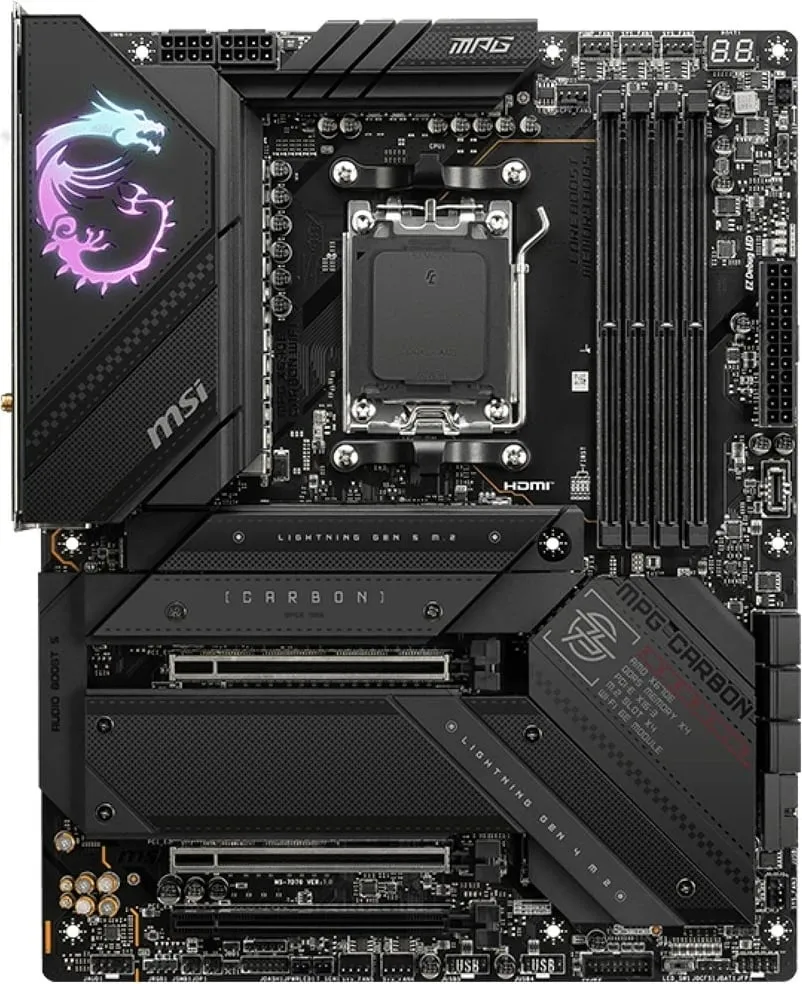 Pllakë amë MSI MPG X670E CARBON WIFI, AM5, ATX - 4