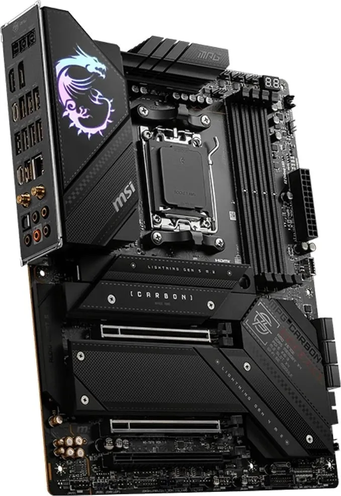 Pllakë amë MSI MPG X670E CARBON WIFI, AM5, ATX - 6