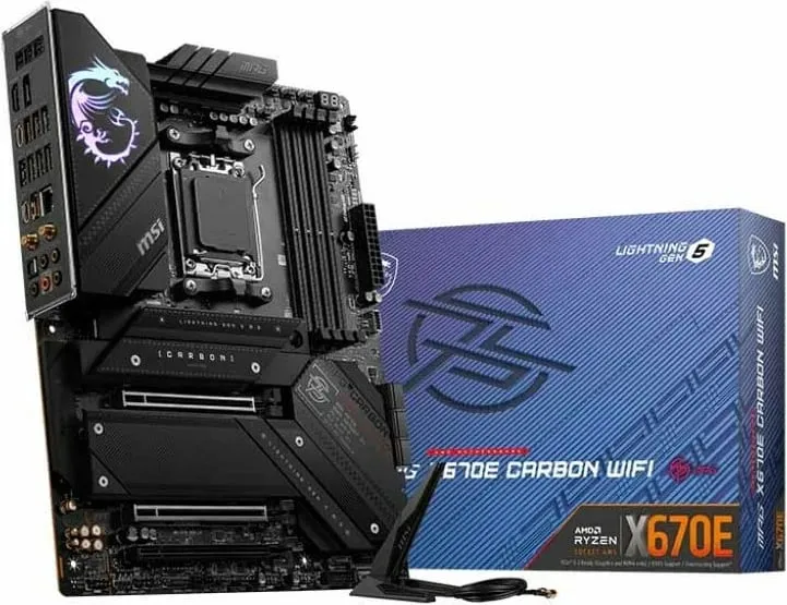 Pllakë amë MSI MPG X670E CARBON WIFI, AM5, ATX - 7