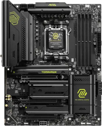 Pllakë amë MSI MAG X870E Tomahawk WiFi, AMD X870E, Socket AM5, ATX, e zezë